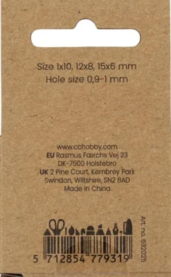 Agat Perler - Beige Og Rosa - Hulstr. 0,6 MM - 28 Stk