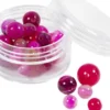 Agat Perler - Pink - Hulstr. 0,9-1 MM - 28Stk