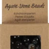 Agat Perler - Sort - Hulstr. 0,9-1 MM - 28 Stk
