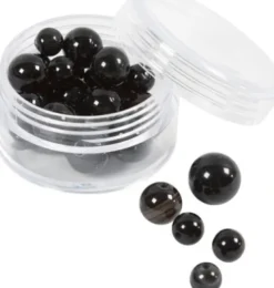 Agat Perler - Sort - Hulstr. 0,9-1 MM - 28 Stk