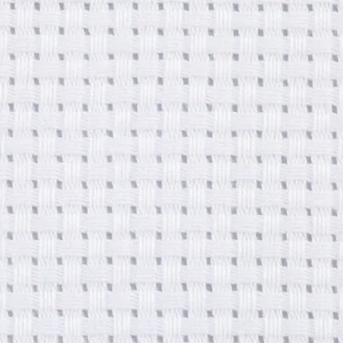 Aidastof - B 150 CM - 35 Tern Pr. 10 CM - Hvid - 3 M/ 1 Stk