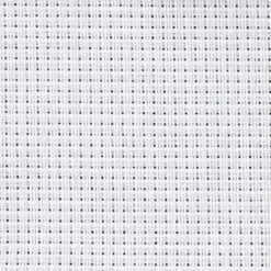 Aidastof - Str. 50X50 CM - 43 Tern Pr. 10 CM - Hvid - 1 Stk