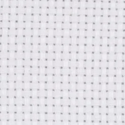 Aidastof - Str. 50X50 CM - 43 Tern Pr. 10 CM - Hvid - 1 Stk
