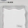 Akrylblok - Str. 10X10 CM - Tykkelse 1 CM - 1 Stk