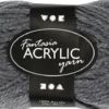 Akrylgarn - L 80 M - Grå - 50 G