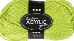 Akrylgarn - L 80 M - Lys Grøn - 50 G