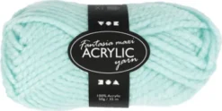 Akrylgarn - L 35 M - Maxi - Mint Grøn - 50 G