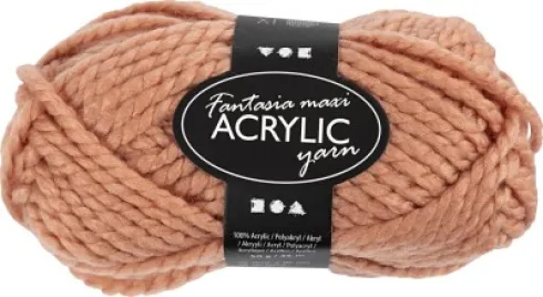 Akrylgarn - L 35 M - Maxi - Pudder - 50 G