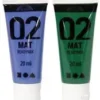 Akrylmaling - Mat - Assorterede Farver - 02 - 6X20Ml - A-Color
