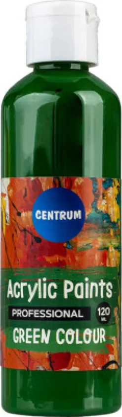 Akrylmaling - 120 ML - Professionel - Grøn