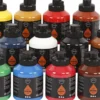 Akrylmaling Sæt - Vandbaseret - Halvblank - Standardfarver - 12X500 ML