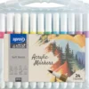 Akryl Tusser - Penseltusser - 24 Farver