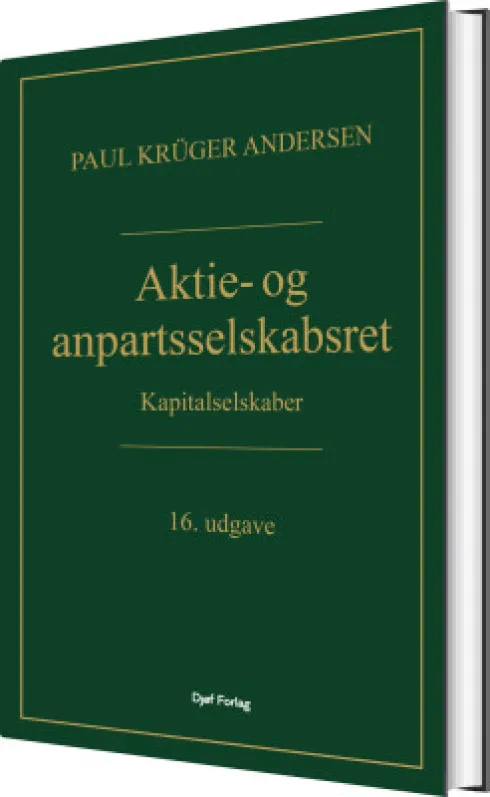 Aktie- Og Anpartsselskabsret