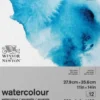 Akvarelpapir - 27,9 X 35,6 CM - Cold Press - Winsor & Newton - 12 Ark