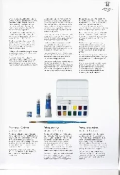 Akvarelpapir - 27,9 X 35,6 CM - Cold Press - Winsor & Newton - 12 Ark