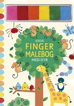 Alvildas Fingermalebog Med Dyr