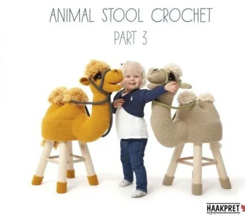 Animal Stool Crochet, Part 3