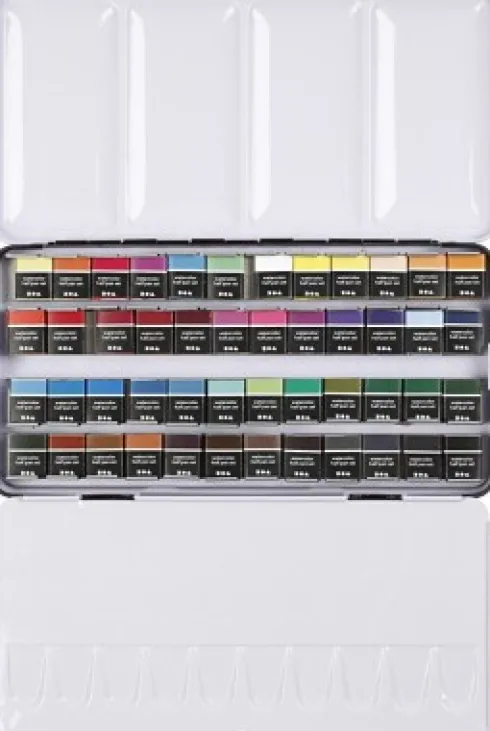 Art Aqua - Akvarelfarve Sæt - 48 Farver