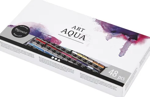 Art Aqua - Akvarelfarve Sæt - 48 Farver