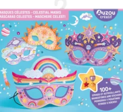Auzou - Aktivitetssæt - Dekorer Masker - Univers