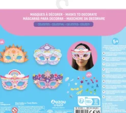 Auzou - Aktivitetssæt - Dekorer Masker - Univers