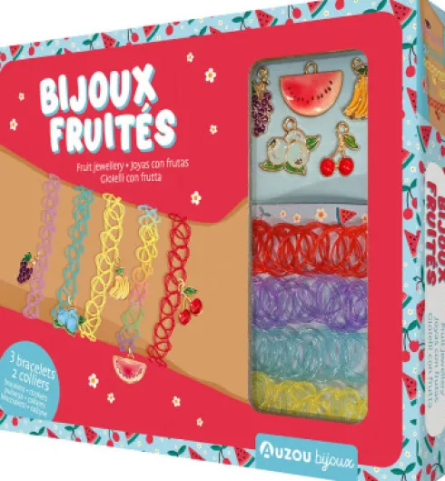 Auzou - Jewellery Factory - Armbånd Og Frugtvedhæng