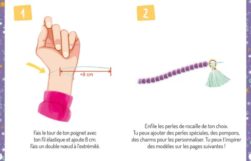 Auzou - Jewellery Factory - Funklende Armbånd - DIY Sæt