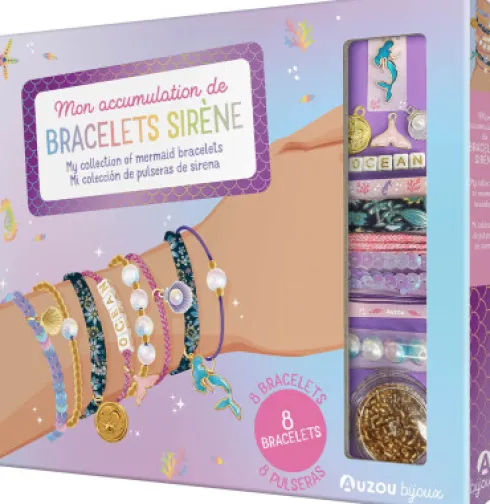 Auzou - Jewellery Factory - Havfrue Armbånd - Stort Sæt