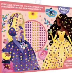 Auzou - Kreasæt - Kunst Med Rhinsten - Prinsesse