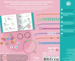 Auzou - Scoubidou Armbånd Og Nøglering DIY Sæt - Glitter
