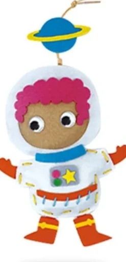 Avenir - Astronaut Vedhæng Til Skoletaske - Lav Selv