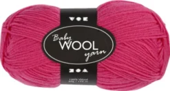Babygarn - Blødt - L 172 M - Cerise - 50 G