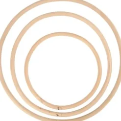 Bambusring - Ø 15,3+20,3+25,5 CM - 3 Stk