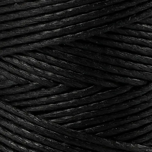 Bambus Snor - Tykkelse 1 MM - Sort - 65 M