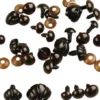 Bamseøjne Og -Snuder - Ø 10-15 MM - Str. 15-25 MM - 130 Assorterede