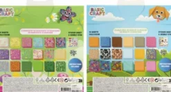 Basic Craft - Origami Flowers - Origami Papir - Assorteret - 18 Ark