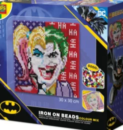 Batman Perler Og Perleplade Sæt - Joker & Harley Quinn - 5.000 Stk