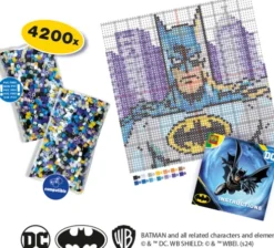 Batman Perler Og Perleplade Sæt - Figurer - 4.200 Strygeperler
