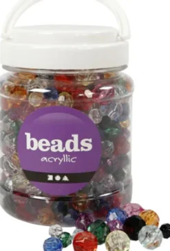 Beads Facetperler - 10-16Mm - 440 Stk