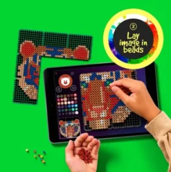 Beady Paint Perler - Perlesæt Med 14.400 Perler Og 9 Perleplader