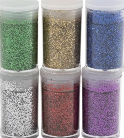 Bio-Glimmer - Assorterede Farver - 6X7Ml