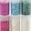 Bio-Glimmer & Pailletter - Pastelfarver - 6X7Ml