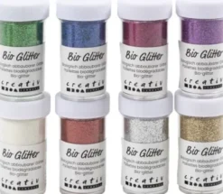 Bio-Glitter - Forskellige Farver - 8X27 ML