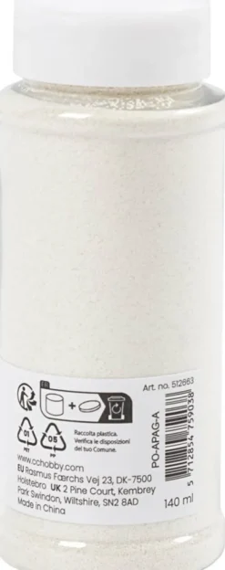 Bio-Glitter - Hvid - 140 ML