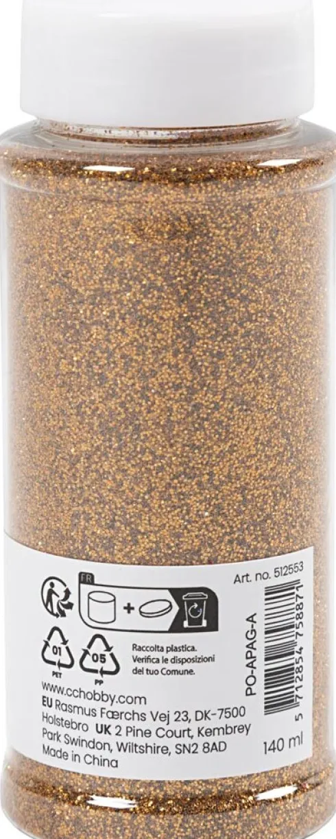 Bio-Glitter - Kobber - 140 ML