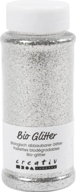 Bio-Glitter - Sølv - 140 ML