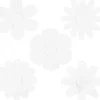 Blomster - Ø 20 CM - 400 G - Hvid - 5X3 Stk