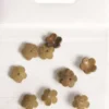 Blomst Læder Ø 10Mm 10 Stk I Pose Lysebrun - 12286-8684