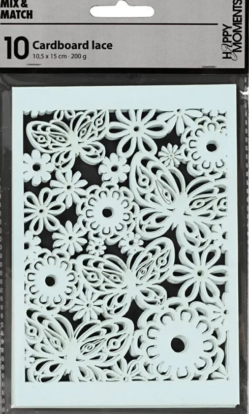 Blondekarton - 10,5X15 CM - 200 G - Lyseblå - 10 Stk