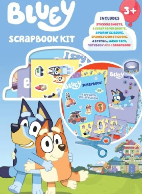 Bluey Scrap Book Kit - Alligator